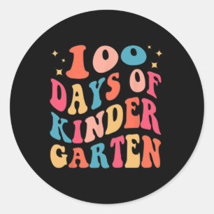 100 Days Of School1 Classic Round Sticker