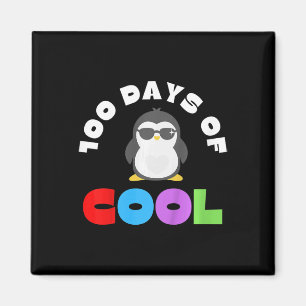 100 Days Of School 100 Days Of Cool Penguin School Magnet