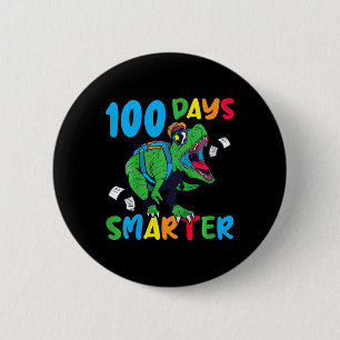 100 Days Of School 100 Days Smarter Kids 100th Day 6 Cm Round Badge