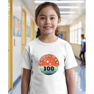 100 Days of School, 100 School Days T-Shirt