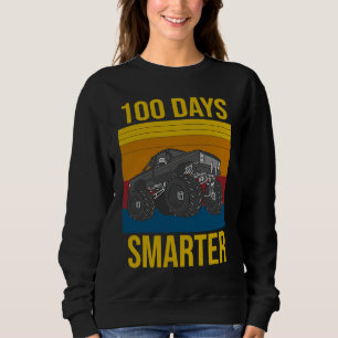 100 Days of School 100th Day 100 Days Smarter Mons Sweatshirt