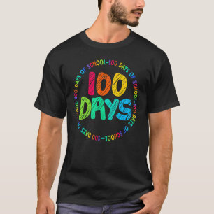100 Days Of School 100th Day Kindergarten Pre K Te T-Shirt