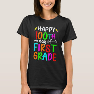 100 Days of School 100th Day of 1st Grade Teacher T-Shirt