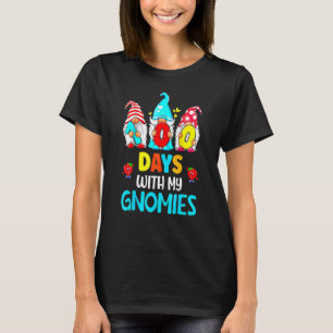 100 Days Of School 100th Day With My Gnomies 2 T-Shirt