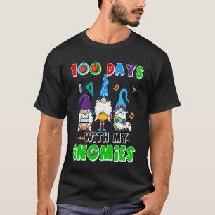 100 Days Of School 100th Day With My Gnomies T-Shirt