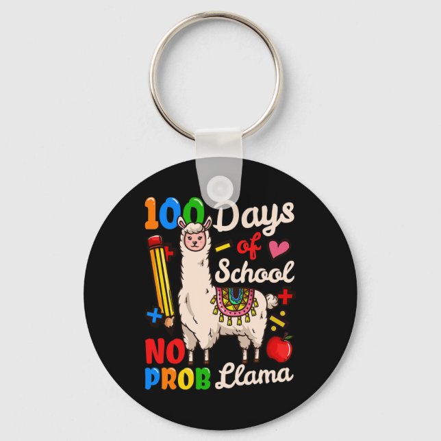 100 Days Of School 2 Key Ring (Front)