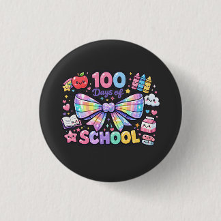 100 Days Of School 3 Cm Round Badge
