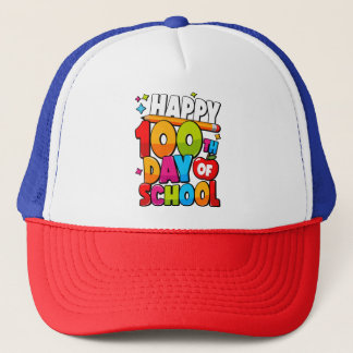 100 Days of School 44 Trucker Hat