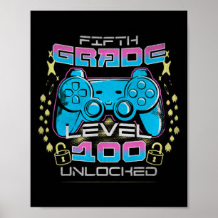 100 Days Of School 5th Grade Level Unlocked Video  Poster