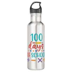 100 Days of School, Back to School, BTS 710 Ml Water Bottle