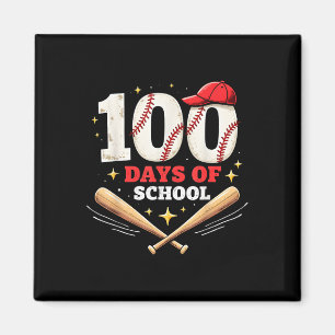 100 Days Of School Baseball 100th Day Of School Magnet