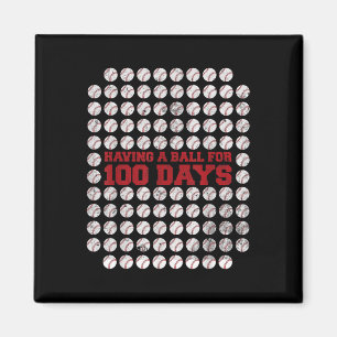 100 Days Of School Baseball 100th Day Of School Magnet
