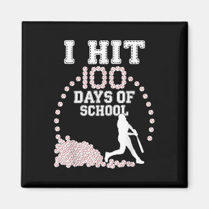 100 Days Of School Baseball 100th Day Of School Magnet