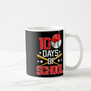 100 Days Of School Baseball 100th Day School Boys Coffee Mug