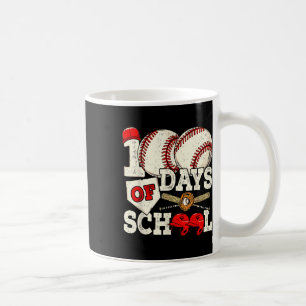 100 Days Of School Baseball 100th Day Teacher _1  Coffee Mug