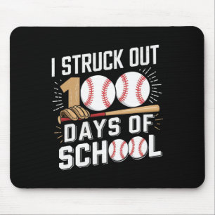 100 Days Of School Boys Kids 100th Day Of School B Mouse Pad