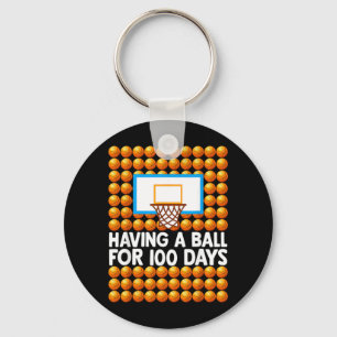 100 Days Of School Boys Kids 100th Day Of School Key Ring