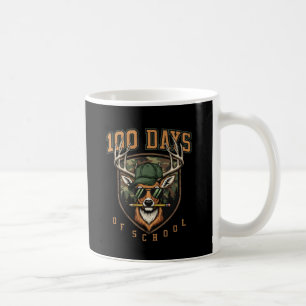 100 Days of School Buck Hunter Deer Camo Mug