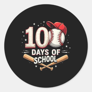 100 Days Of School Bysebyll 100th Day Of School Bo Classic Round Sticker