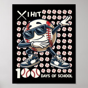 100 Days Of School Bysebyll Byt 100th Day Of Schoo Poster