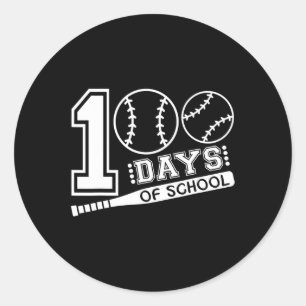 100 Days Of School Bysell 100th Day Student Kids B Classic Round Sticker