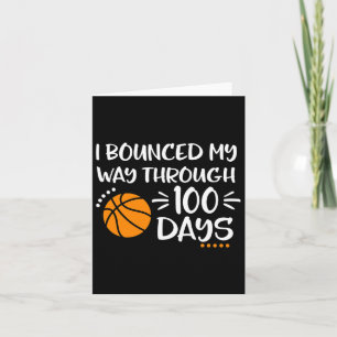 100 Days Of School Bysketbyll Teachers 100th Day O Card