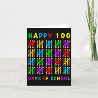 100 Days Of School Card