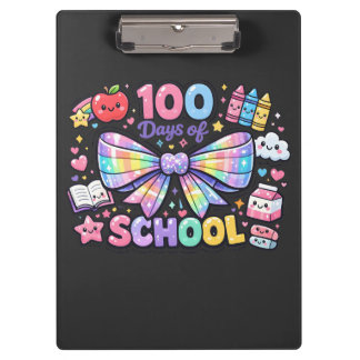100 Days Of School Clipboard