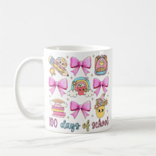 🌈🎀 100 Days of School 🎉📚 Coffee Mug