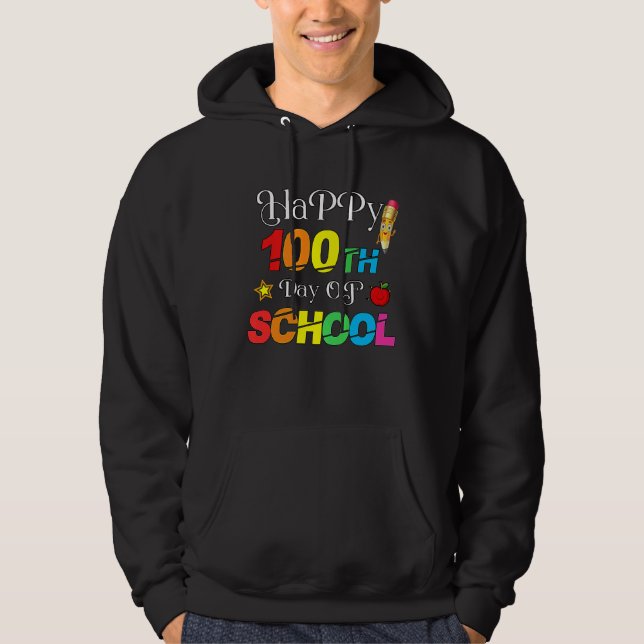 100 Days of School Costume For Teachers Women Coun Hoodie (Front)