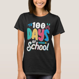 100 Days Of School Cute Cl Kids Pupil T-Shirt