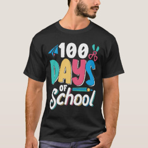 100 Days Of School Cute Cl Kids Pupil T-Shirt