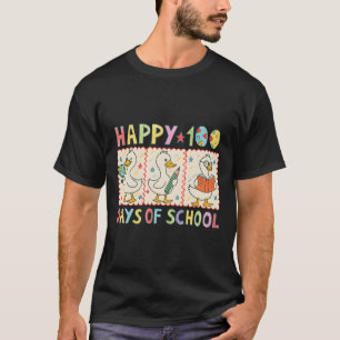 100 Days Of School Cute Duck Teacher 100th Days Gi T-Shirt