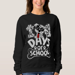 100 Days of School Dalmatian Dog Boy Kid 100th Day Sweatshirt