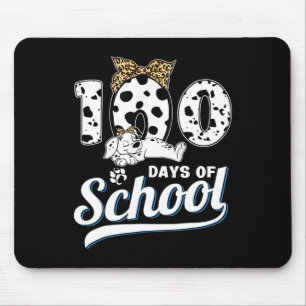 100 Days Of School Dalmatian Dog Boys Girls 100 Da Mouse Pad