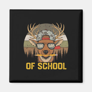 100 Days Of School Deer Hunting Camo Hunter Boy Gi Magnet