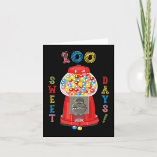 100 Days of School Design 100 Days of School Gumba Card