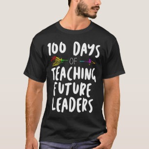 100 Days of School Design Gift For Teachers Teachi T-Shirt