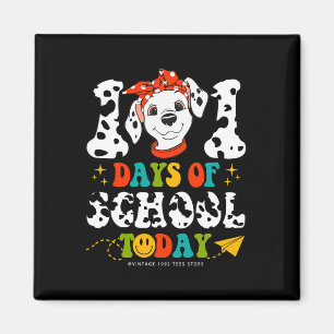 100 Days Of School Dog Boys Dalmatian Girls 100 Da Magnet