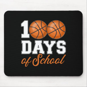 100 Days Of School For 100th Day Sketll Student Te Mouse Pad