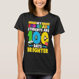 100 Days of School for 2nd Grade Teacher T-Shirt