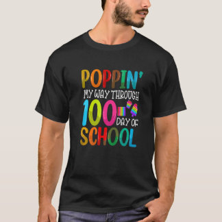 100 Days Of School for Kids and Kindergarten Teach T-Shirt