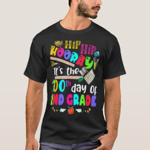 100 Days Of School For Kids Boys 2nd Grade Teacher T-Shirt
