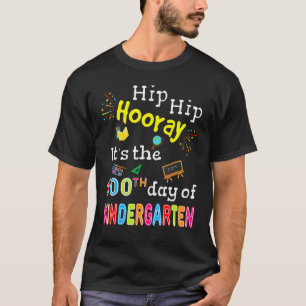 100 Days Of School For Kids Boys Kindergarten Teac T-Shirt
