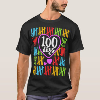 100 Days of School for Teachers Women Counting T-Shirt
