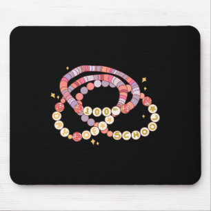 100 Days Of School Friendship Bracelet Teachers Ki Mouse Pad