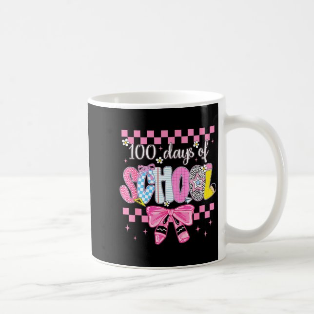 100 Days Of School Fun Milestone Clroom Kids  Coffee Mug (Right)