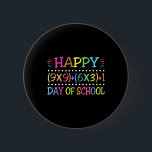 100 Days Of School Funny Math Teacher  6 Cm Round Badge<br><div class="desc">100 Days Of School Funny Math Teacher</div>