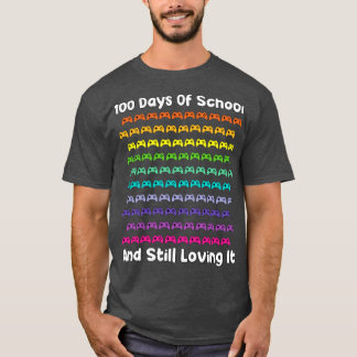100 Days Of School Gaming Gamer T-Shirt