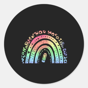 100 Days Of School Gifts For Kids 100 Days Smarter Classic Round Sticker